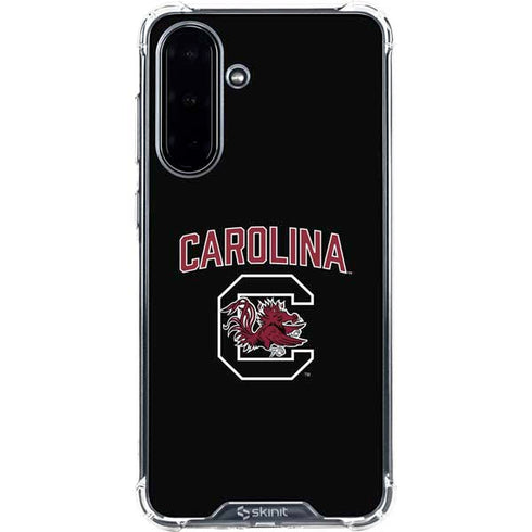 University of South Carolina Athletic Text & Logo Galaxy A36 5G Clear Case