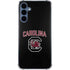 University of South Carolina Athletic Text & Logo Galaxy A55 5G Clear Case