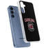 University of South Carolina Athletic Text & Logo Galaxy A55 5G Clear Case