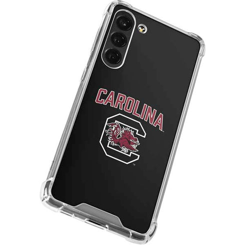 University of South Carolina Athletic Text & Logo Galaxy S24 FE Clear Case