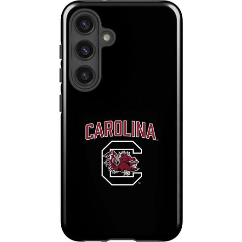 University of South Carolina Athletic Text & Logo Galaxy S25 Impact Case