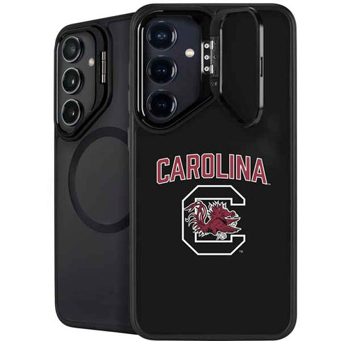 University of South Carolina Athletic Text & Logo Galaxy S25 Plus Kickstand Case