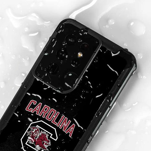 University of South Carolina Athletic Text & Logo Galaxy S24 Ultra Waterproof Case