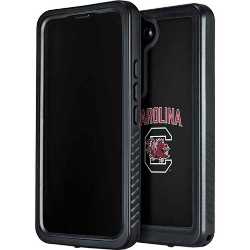 University of South Carolina Athletic Text & Logo Galaxy S24 Waterproof Case