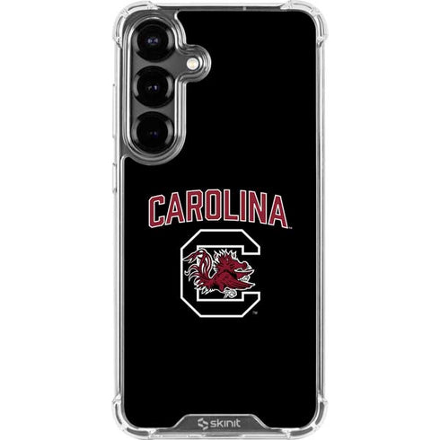 University of South Carolina Athletic Text & Logo Galaxy S26 Clear Case