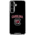 University of South Carolina Athletic Text & Logo Galaxy S26 Clear Case
