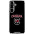 University of South Carolina Athletic Text & Logo Galaxy S26 Plus Clear Case