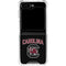University of South Carolina Athletic Text & Logo Galaxy Z Flip6 Clear Case