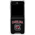 University of South Carolina Athletic Text & Logo Galaxy Z Flip6 Clear Case