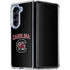 University of South Carolina Athletic Text & Logo Galaxy Z Fold5 5G Clear Case