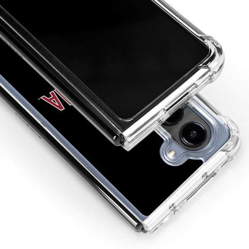 University of South Carolina Athletic Text & Logo Galaxy Z Fold5 5G Clear Case