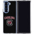 University of South Carolina Athletic Text & Logo Galaxy Z Fold6 Clear Case