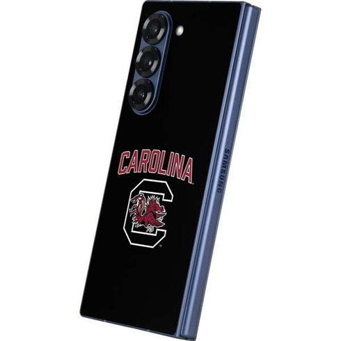 University of South Carolina Athletic Text & Logo Galaxy Z Fold6 Skin