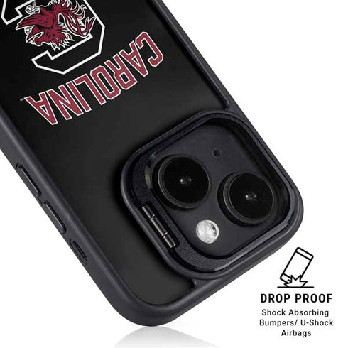 University of South Carolina Athletic Text & Logo iPhone 14 Kickstand Case