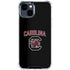 University of South Carolina Athletic Text & Logo iPhone 15 Clear Case