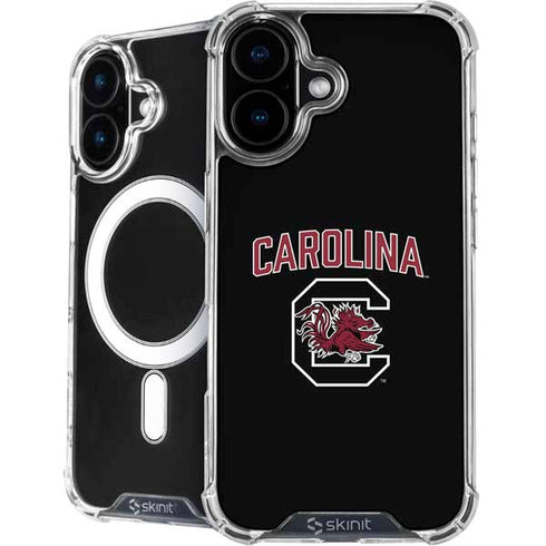 University of South Carolina Athletic Text & Logo iPhone 16 MagSafe Case