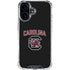 University of South Carolina Athletic Text & Logo iPhone 16 Plus Clear Case