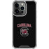 University of South Carolina Athletic Text & Logo iPhone 16 Pro Clear Case