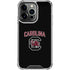 University of South Carolina Athletic Text & Logo iPhone 16 Pro Max Clear Case