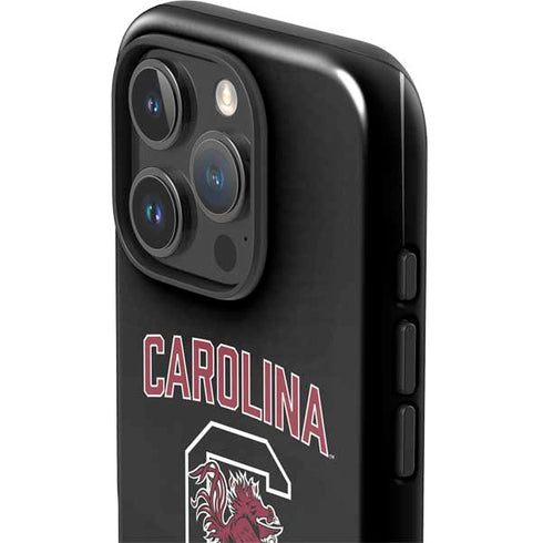University of South Carolina Athletic Text & Logo iPhone 16 Pro Max Impact Case