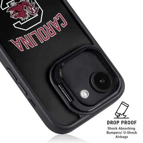 University of South Carolina Athletic Text & Logo iPhone 16e Kickstand Case