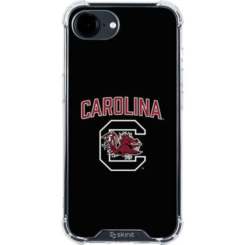 University of South Carolina Athletic Text & Logo iPhone 16e Clear Case