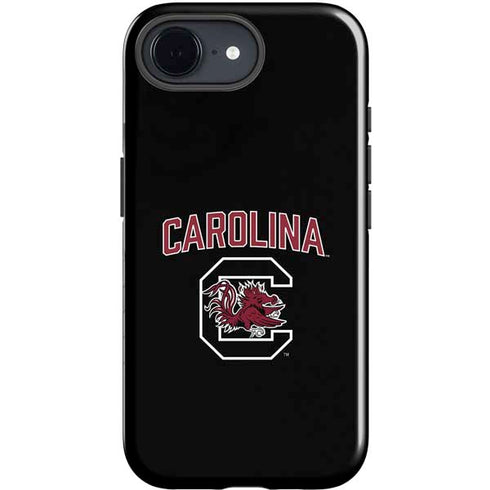 University of South Carolina Athletic Text & Logo iPhone 16e Impact Case