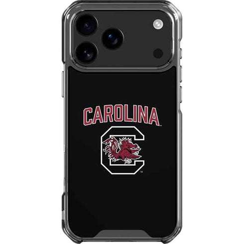 University of South Carolina Athletic Text & Logo iPhone 18 Pro Max Clear Case