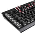 University of South Carolina Athletic Text & Logo K95 RGB PLATINUM Mechanical Gaming Keyboard Skin