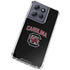 University of South Carolina Athletic Text & Logo Moto G 5G (2025) Clear Case
