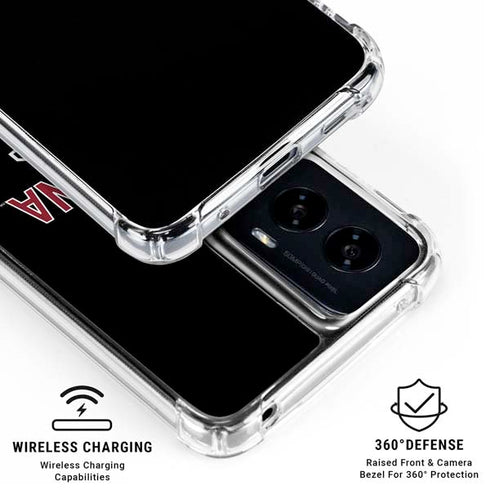 University of South Carolina Athletic Text & Logo Moto G Power 5G (2024) Clear Case