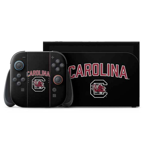 University of South Carolina Athletic Text & Logo Nintendo Switch 2 (2025) with Joy-Con Skin