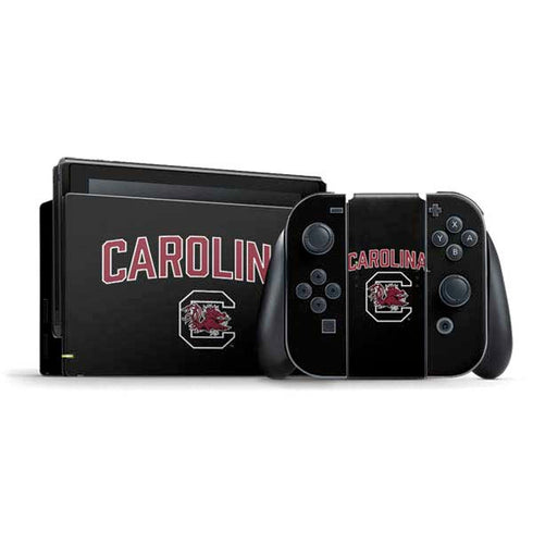 University of South Carolina Athletic Text & Logo Nintendo Skins