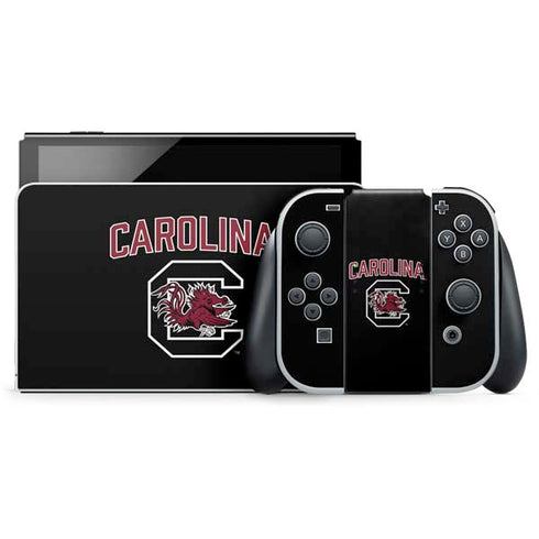 University of South Carolina Athletic Text & Logo Nintendo Skins