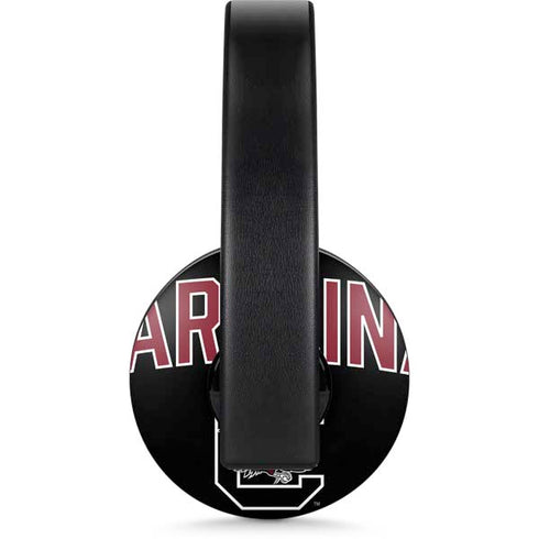 University of South Carolina Athletic Text & Logo PlayStation 4 Gold Wireless Headset Skin