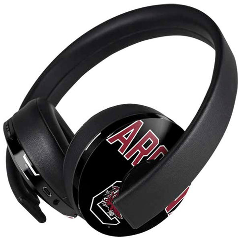 University of South Carolina Athletic Text & Logo PlayStation 4 Gold Wireless Headset Skin