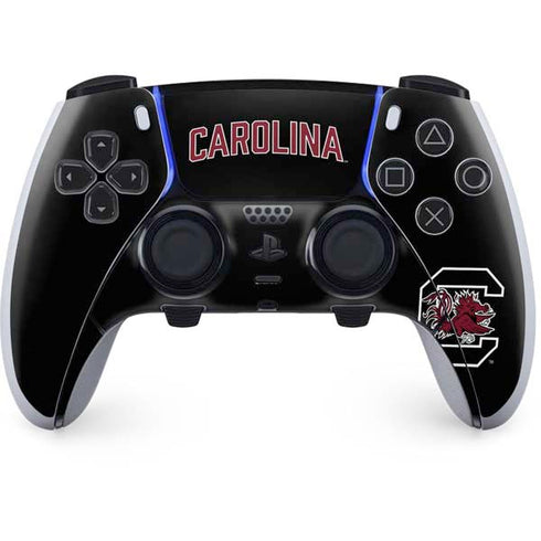 University of South Carolina Athletic Text & Logo PS5 DualSense Edge Pro Controller Skin