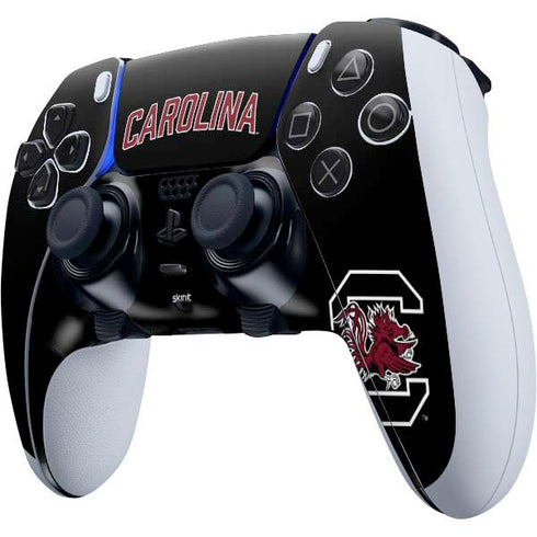 University of South Carolina Athletic Text & Logo PS5 DualSense Edge Pro Controller Skin