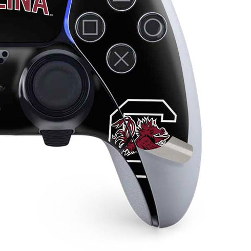 University of South Carolina Athletic Text & Logo PS5 DualSense Edge Pro Controller Skin