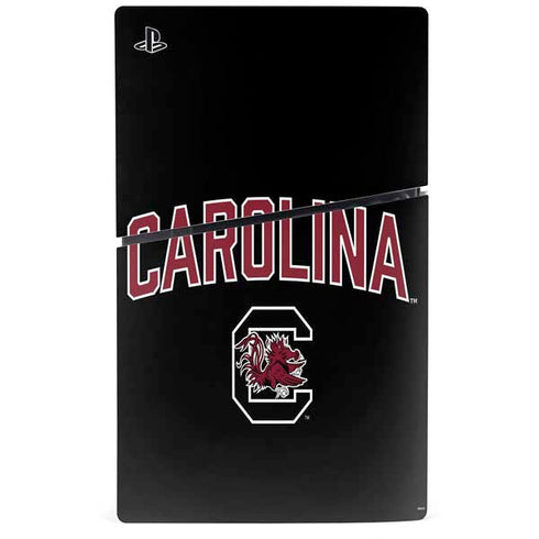 University of South Carolina Athletic Text & Logo PS5 Slim Digital Edition Console Skin