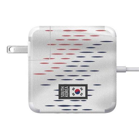 South Korea Soccer Flag 85W Power Adapter (15 and 17 inch MacBook Pro Charger) Skin