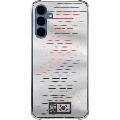 South Korea Soccer Flag Galaxy A35 5G Clear Case