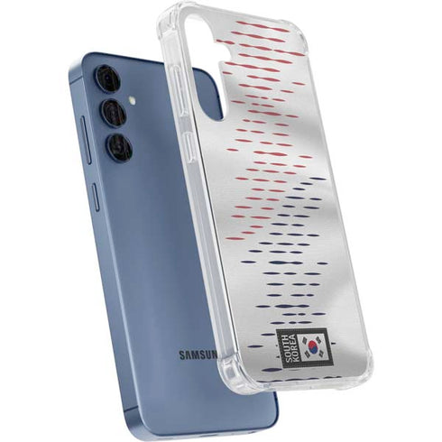 South Korea Soccer Flag Galaxy A35 5G Clear Case