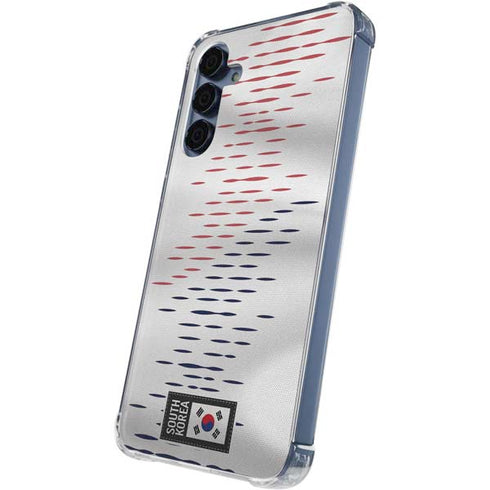 South Korea Soccer Flag Galaxy A55 5G Clear Case