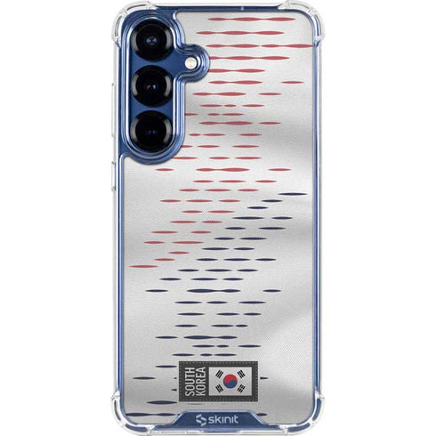 South Korea Soccer Flag Galaxy S25 Clear Case