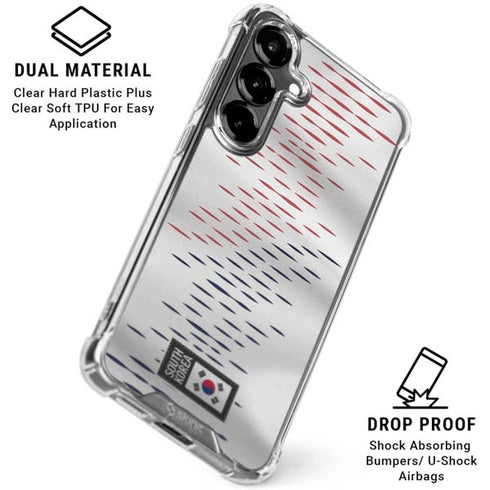 South Korea Soccer Flag Galaxy S26 Clear Case