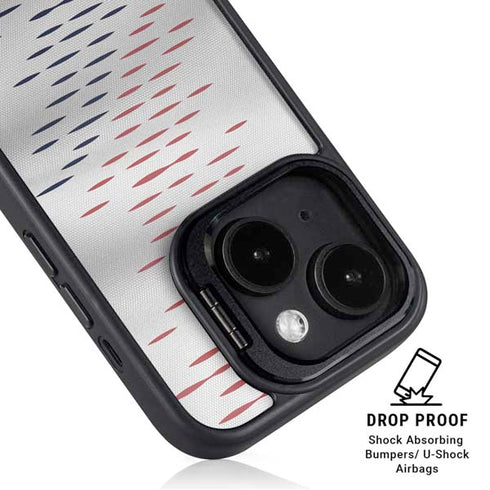 South Korea Soccer Flag iPhone 15 Plus Kickstand Case