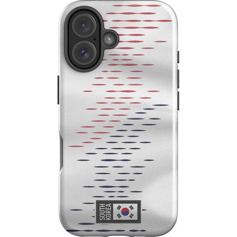 South Korea Soccer Flag iPhone 16 Impact Case
