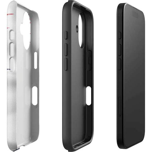 South Korea Soccer Flag iPhone 16 Plus Impact Case