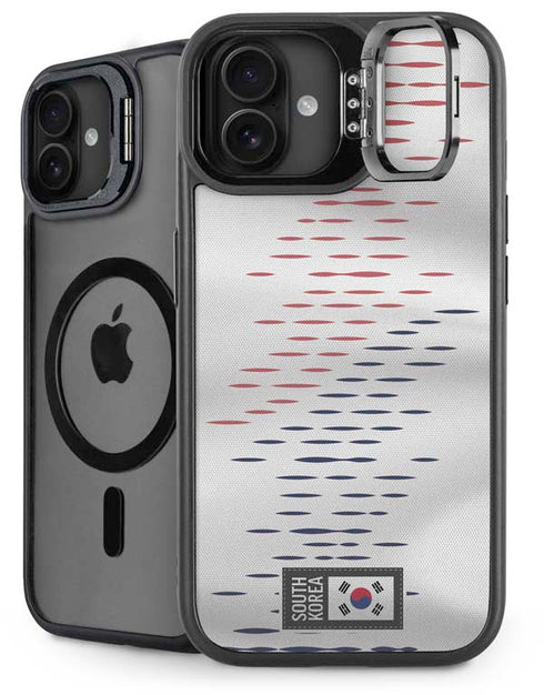 South Korea Soccer Flag iPhone 16 Plus Kickstand Case